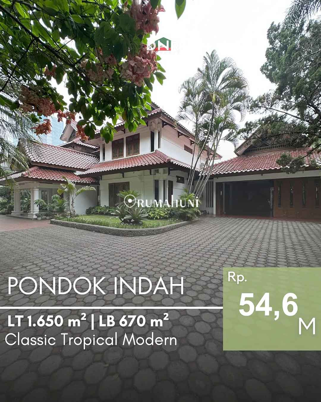 DIJUAL-RUMAH-TROPIS-PONDOK-INDAH